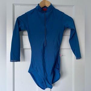 Charlotte Yumiko Two-tone Blue 3/4 Sleeve